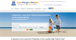 Desktop Screenshot of homerentalontheweb.com