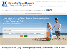 Tablet Screenshot of homerentalontheweb.com